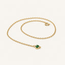 Jade Necklace Gold