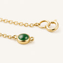 Jade Necklace Gold