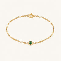 Jade Necklace Gold