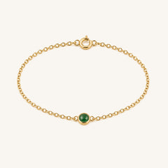 Jade Necklace Gold