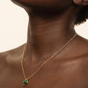 Jade Necklace Gold