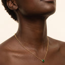 Jade Necklace Gold